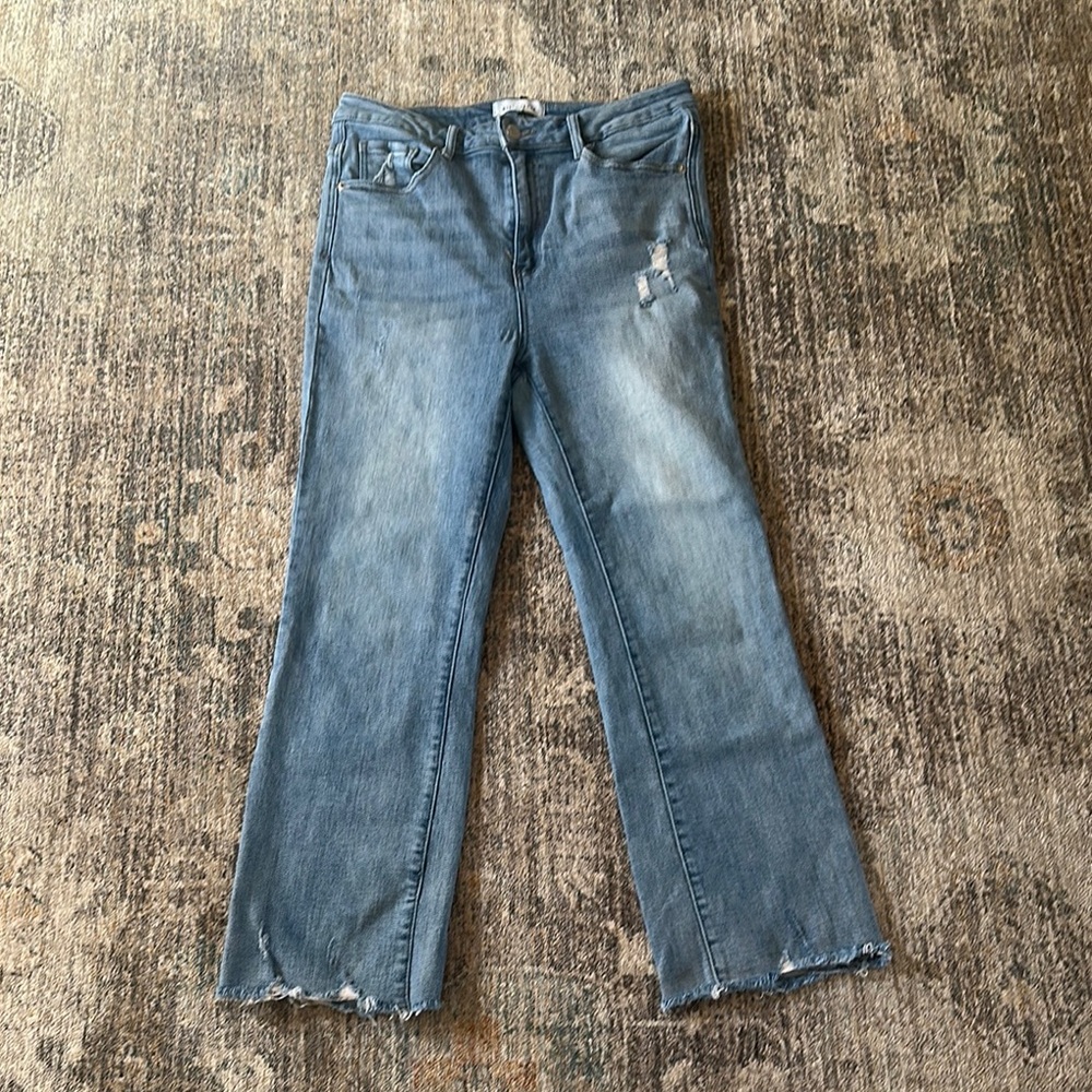 Risen Crop Ankle Jean